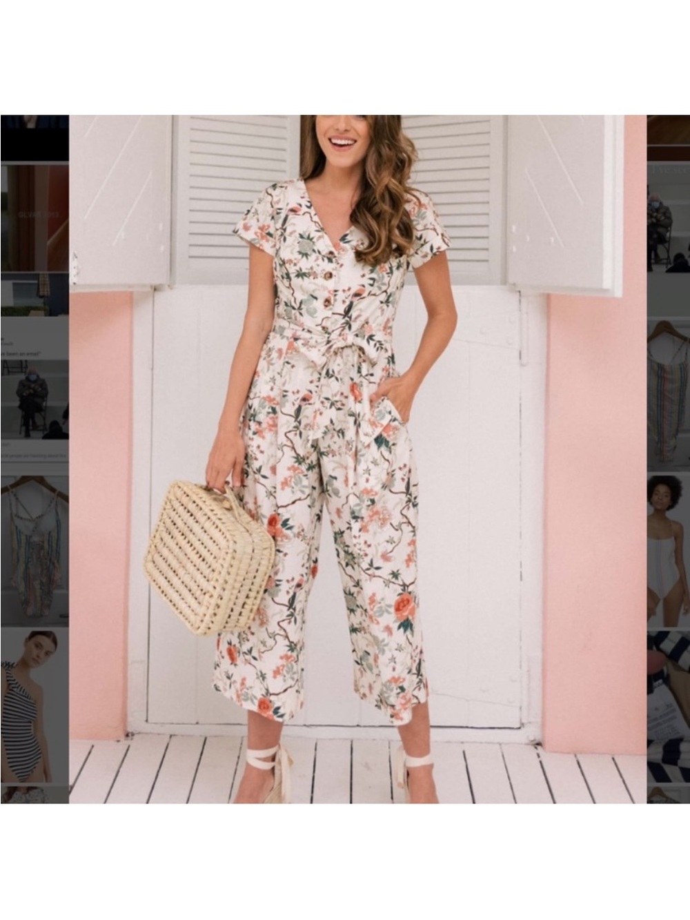 Gal Meets Glam Sophia Floral Jumpsuit 12